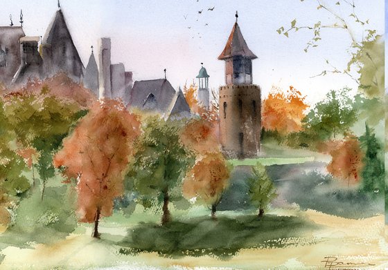 Boldt Castle in Autumn