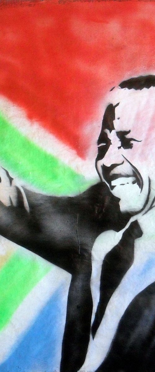 MANDELA (ON AN URBOX.) by Juan Sly