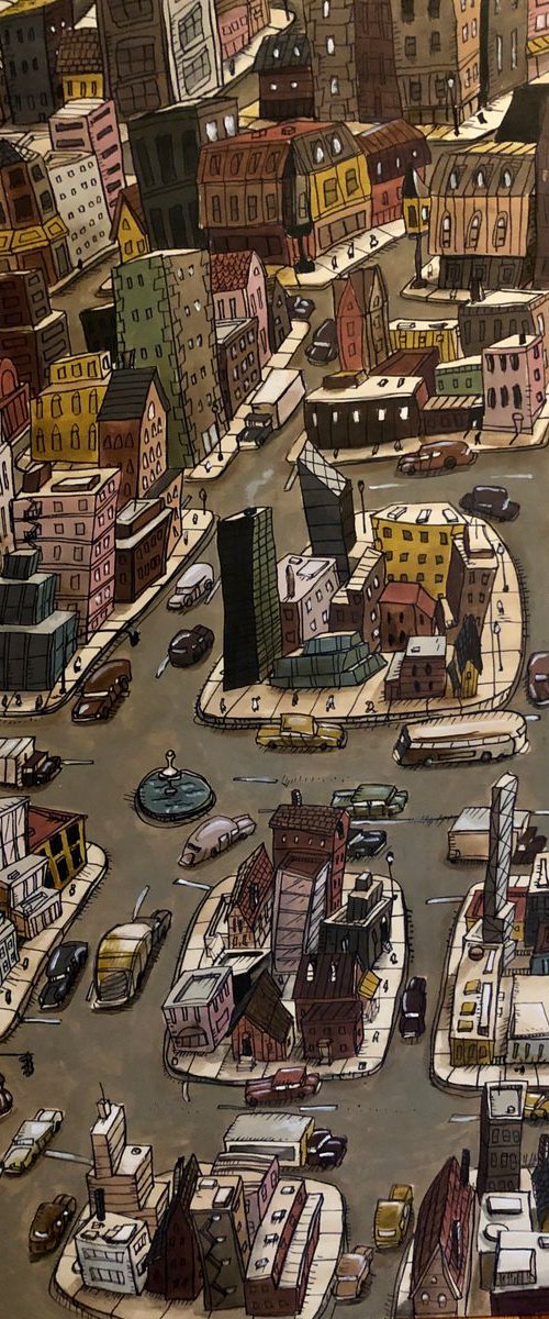 Infinite City #1 by Art of Aaron Wooten