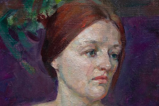 Pearl – Original Nude Oil Painting