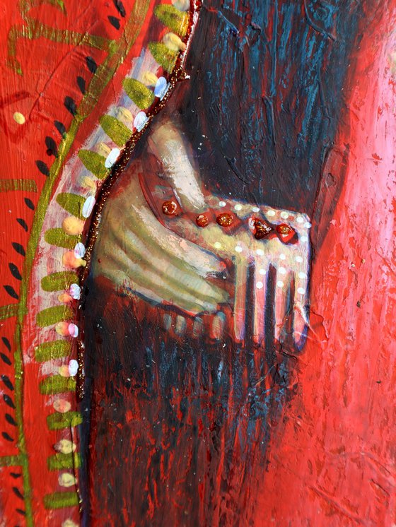 Fantasy with Flowers 333. paper 59x42cm