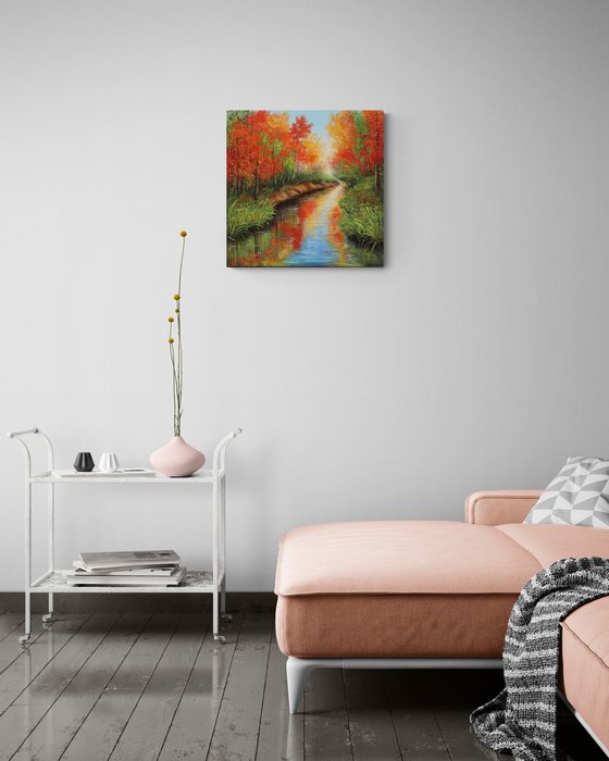 The colorful autumn