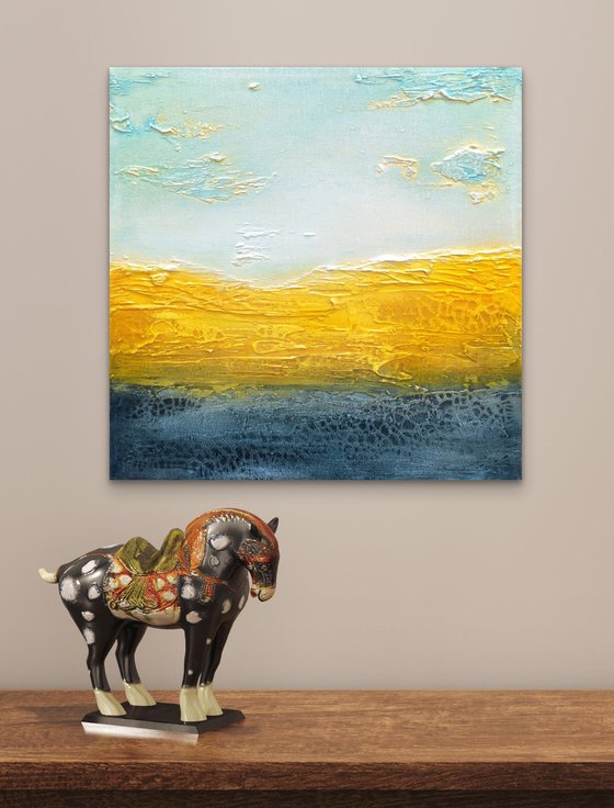 Papeseed plants in bloom