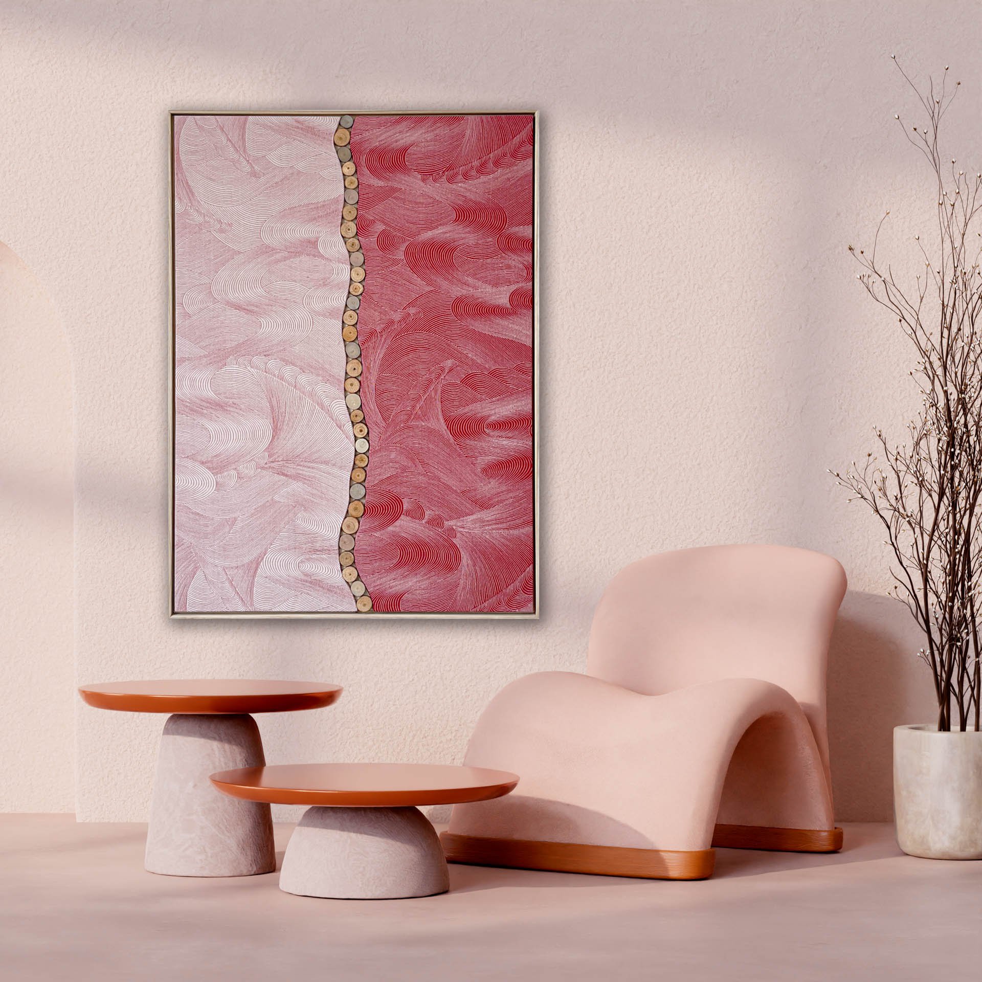 Sunset Timelapse (Kimono Upcycled) By Lena Okamoto, 21 X 29, Artwork For Sale On Artfinder