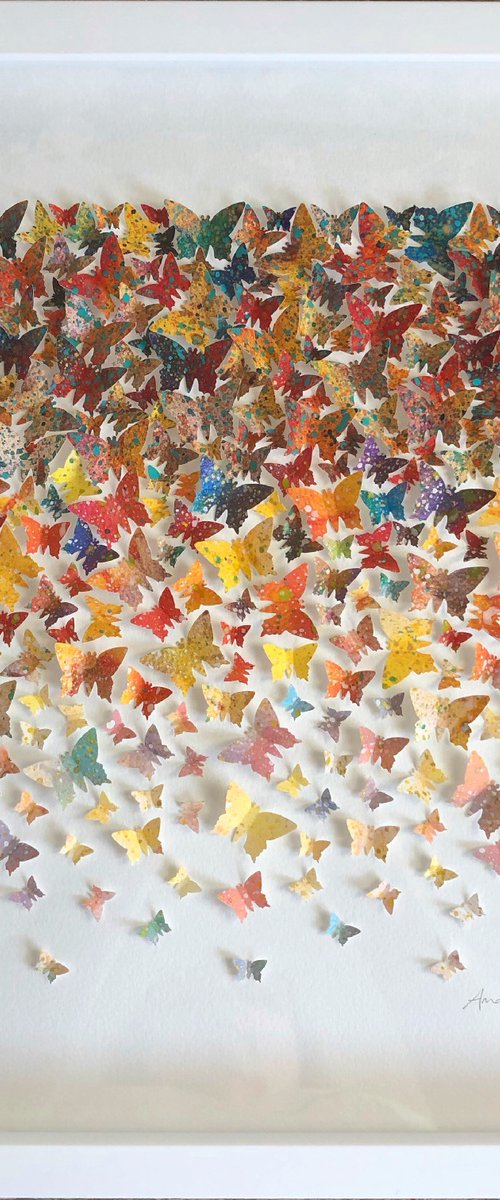 Find your wings and fly away - Autumn mist by Amanda Deadman