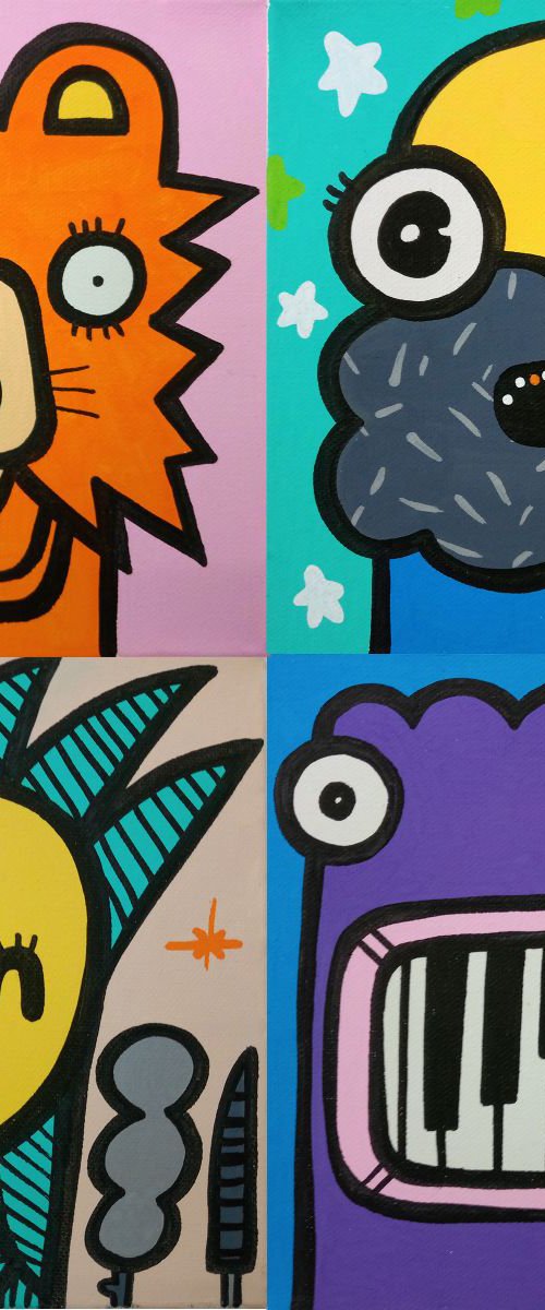 Four Squares by Kev Munday