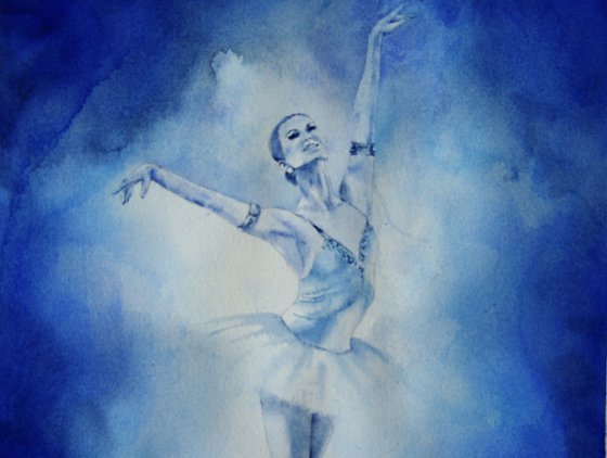 Blue color mood