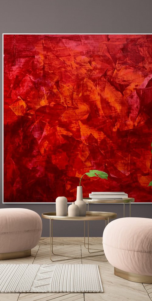 Red abstract no. 925 by Anita Kaufmann