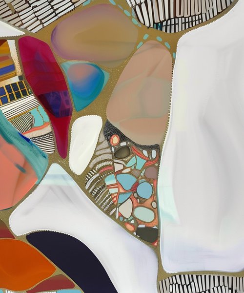 Geometric abstraction #12 by V+V Kniazievi