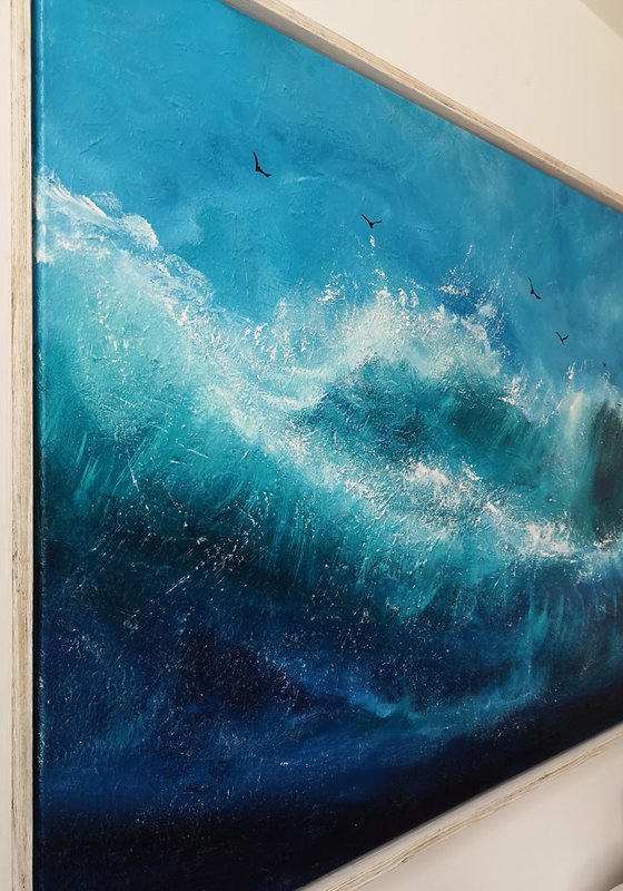 The Big Blue - framed seascape, stunning, panoramic