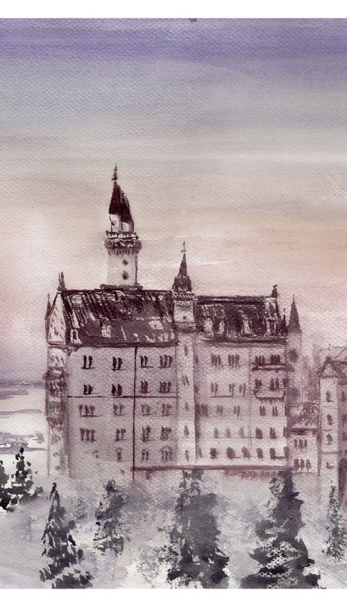 Neuschwanstein Castle v2 by Yulia Schuster