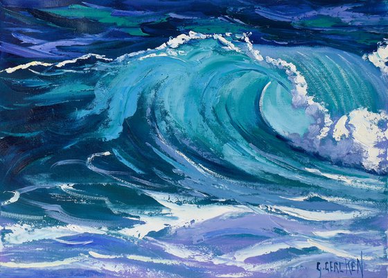 Turquoise Ocean Wave