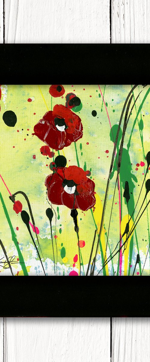 Poppy Dreams 14 - Framed Floral art by Kathy Morton Stanion by Kathy Morton Stanion