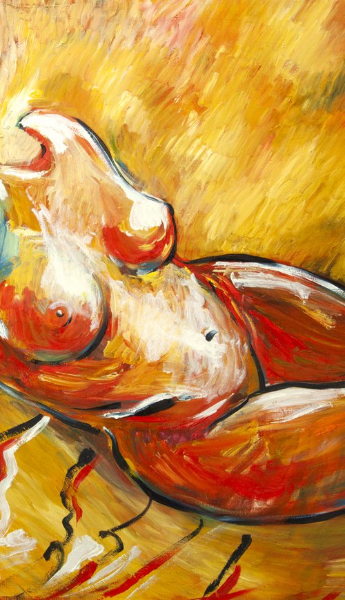 Body vs Spirit by VALDA ROSE ART GALLERY