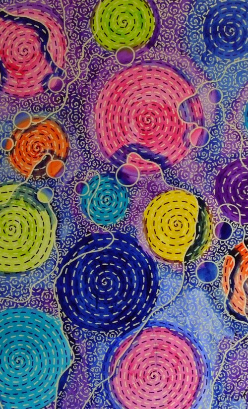 Psychedelic Garden #22 by Marina Krylova