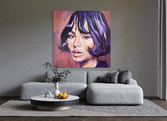 STILL IN MOTION ACRYLIC ON CANVAS 150x150cm