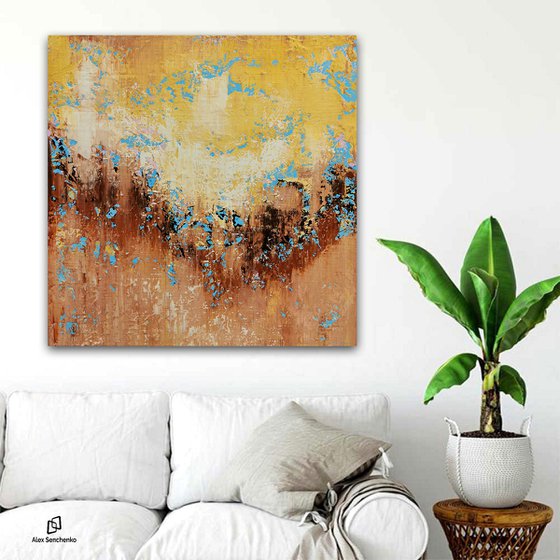 100x100cm. / abstract painting / Abstract 1271