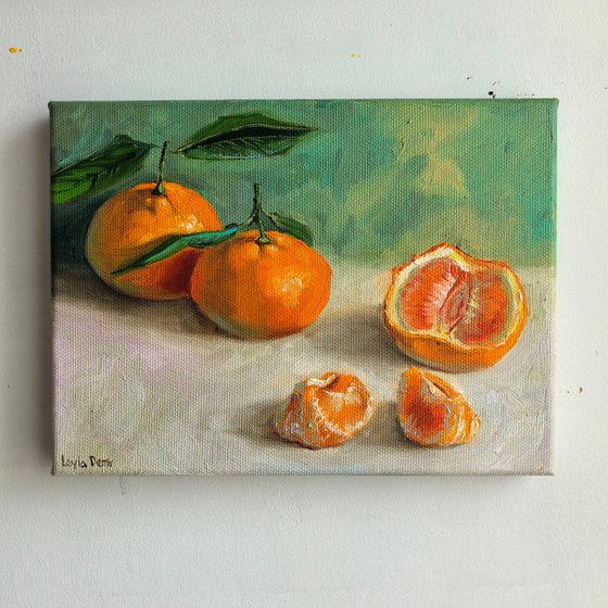 Clementine oil painting