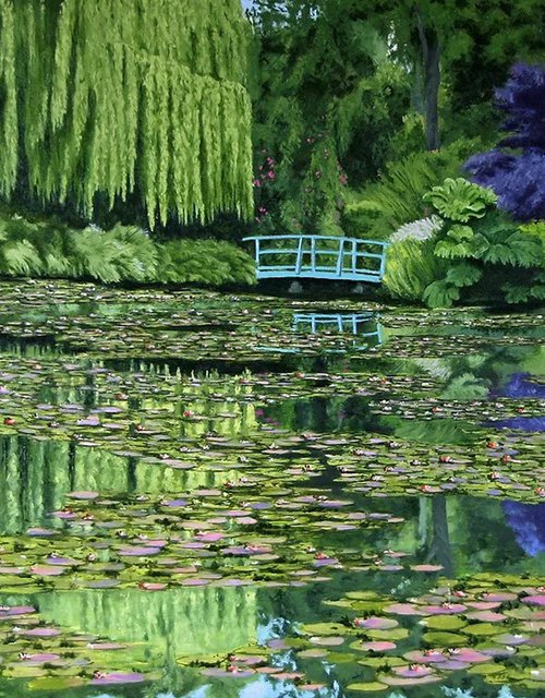 Monets Lily Pond at Giverny by glyn whiting