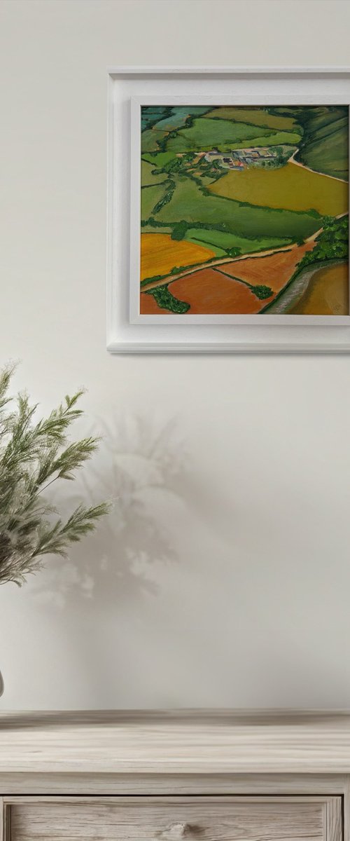 In The Valley Below by KM Arts