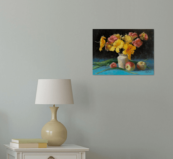 Yellow Lilies with Still Life