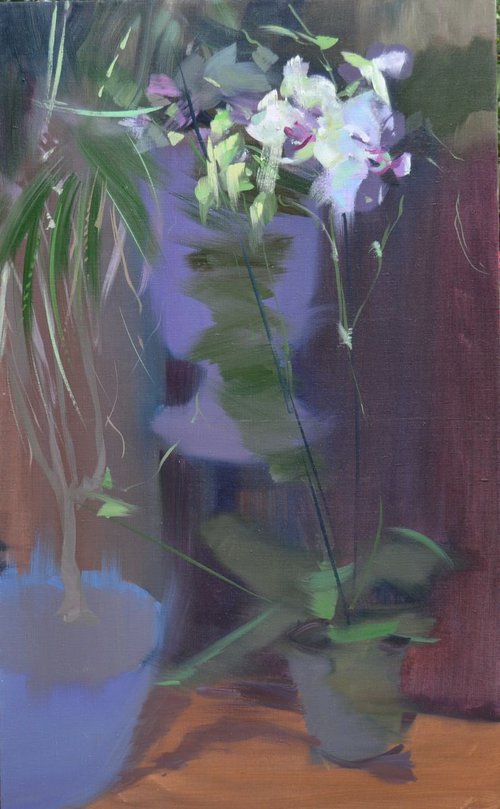 Floral painting " Orchids " (86sl14) by Yuri Pysar