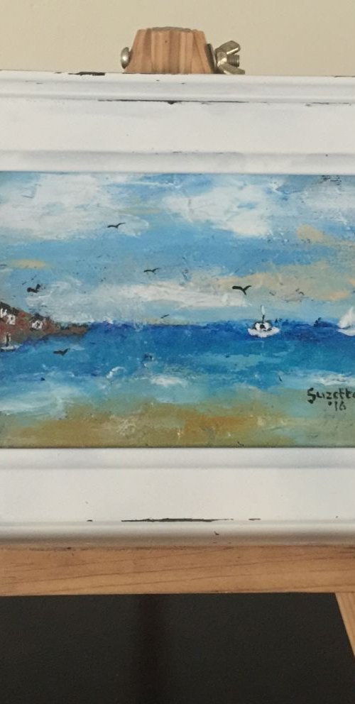 The sailboats by Suzette Datema