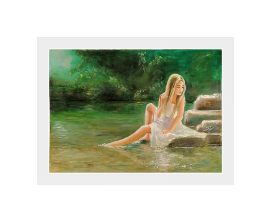 Girl on the river