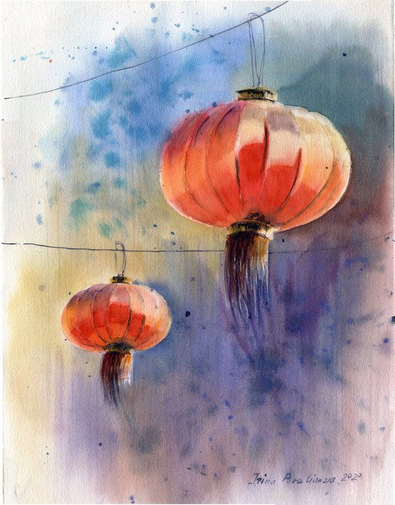 Chinese  lamps