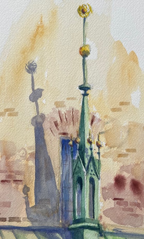 Detail of a spire