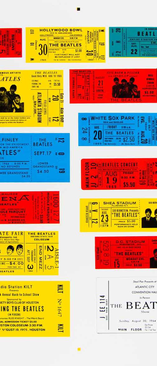 Beatles USA White by Vincent McEvoy