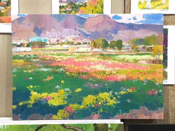 Floral land in spring 256