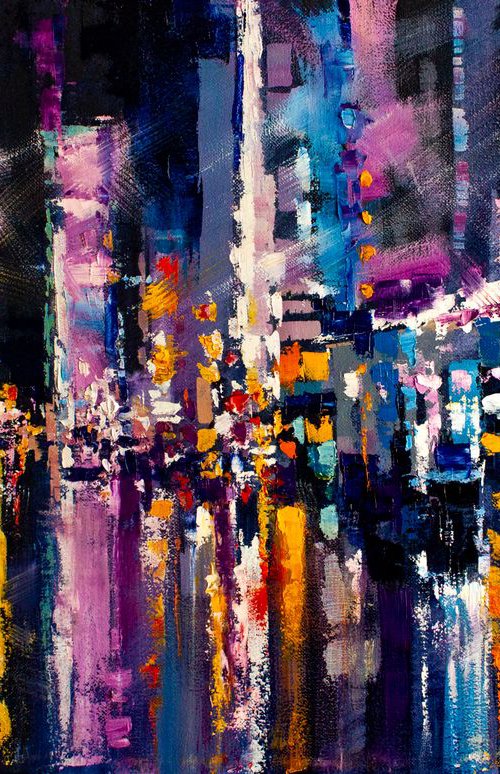 City lights by Aleksandr Neliubin