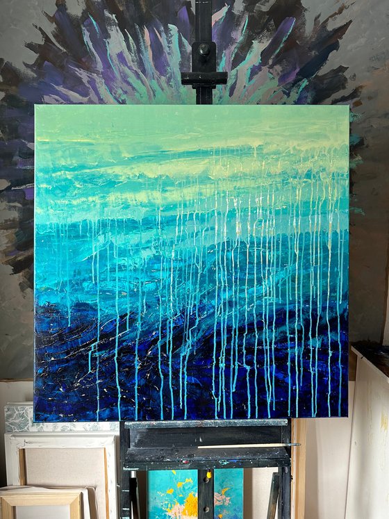 After Rain IV 90×90cm