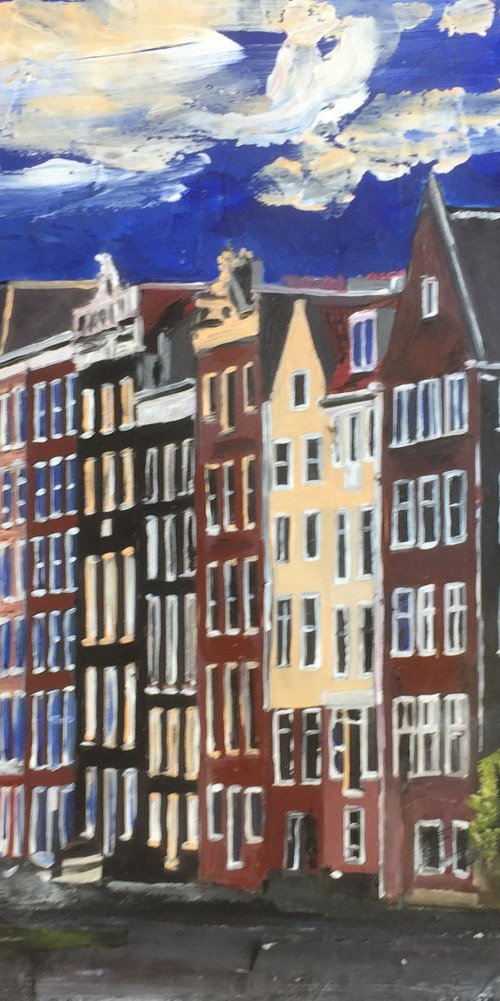 Damrak, Amsterdam by Andrew  Reid Wildman