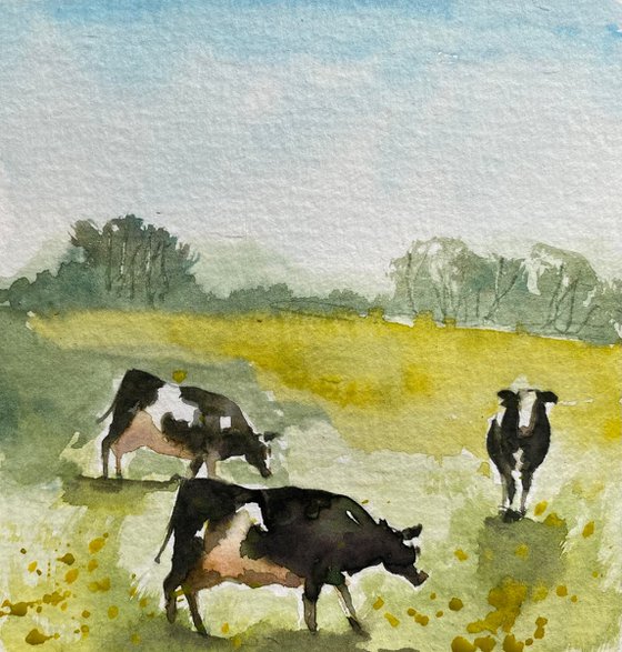 Cows in the Meadow