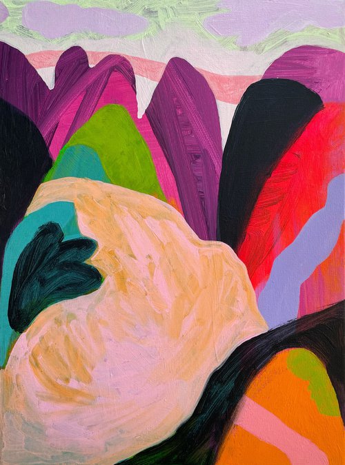 Purple Mountains by Helen Dryden