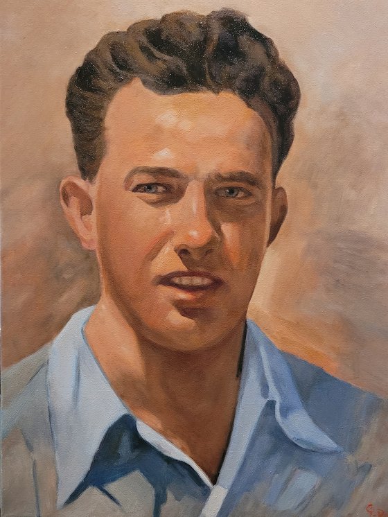 Commission Portrait of Miss Kate's Grandfather