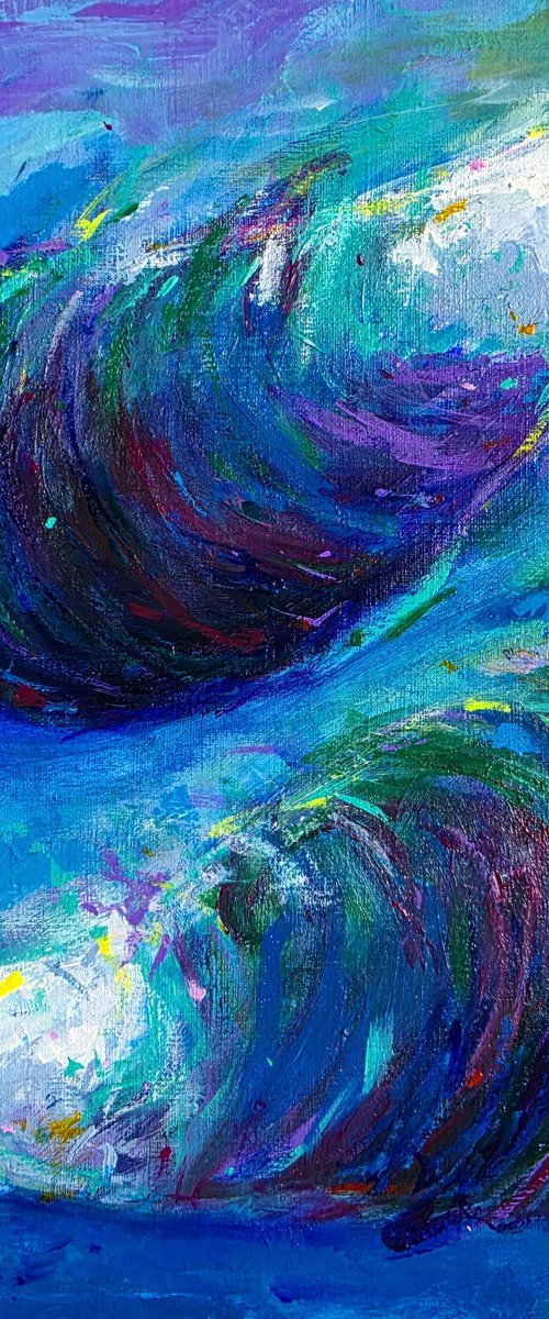 Two Mussel Shells by Dawn Underwood