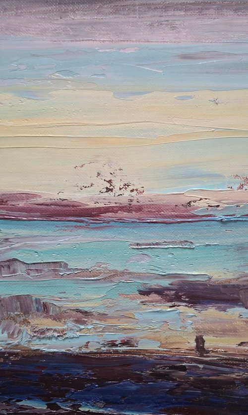 Oil painting Silent Sea by Olena Kolotova