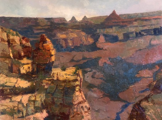 In the Sun, grand canyon landscape