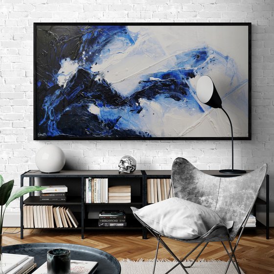 Sorrento Rapture 190cm x 100cm Textured Abstract Art