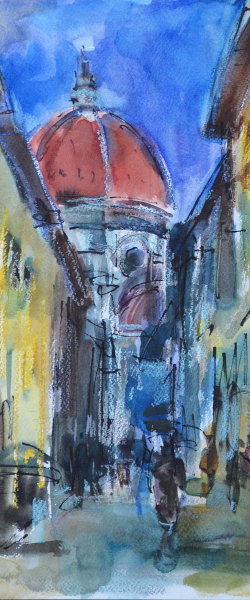Evening in Florence by Nelina Trubach-Moshnikova