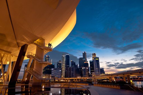 Sunset in Singapore by Yulia McGrath
