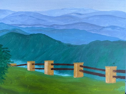Georgia-Blue Ridge 2. by Alan Horne Art Originals