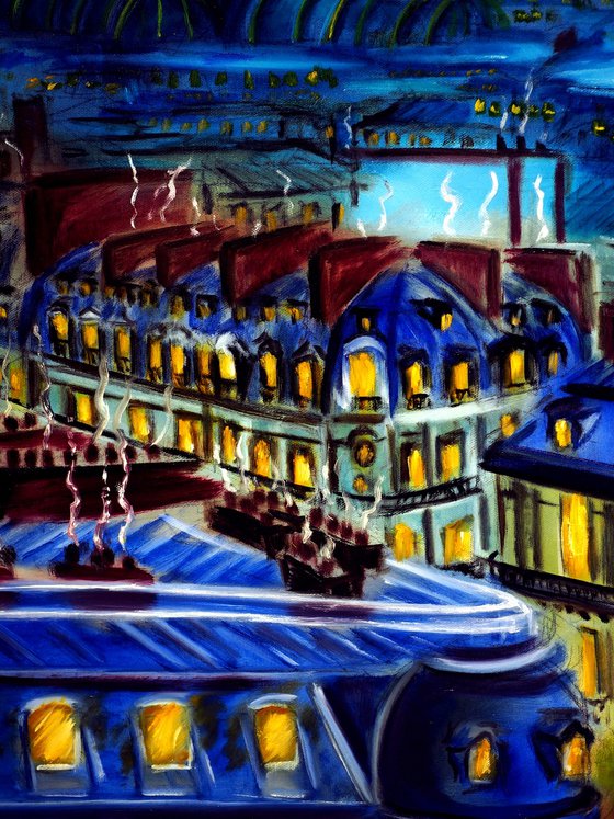 Evening Paris Cityscape Limited Edition
