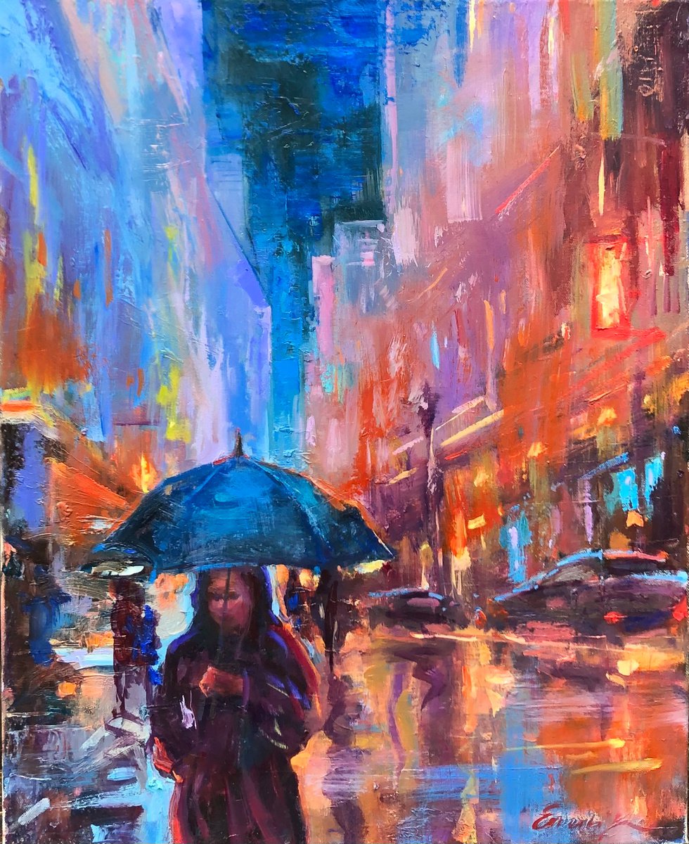 Rainy Night by Emiliya Lane