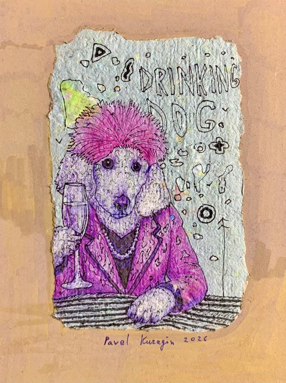 Drinking dog #177