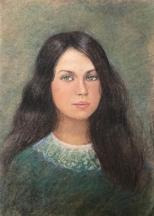 Portrait of a girl by Viktor Mishurovskiy