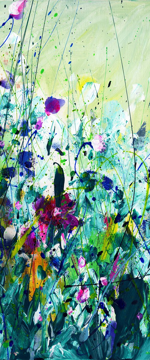 Serenity Song 2 - Floral Painting by Kathy Morton Stanion by Kathy Morton Stanion